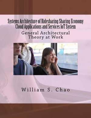 Systems Architecture of Ridesharing Sharing Economy Cloud Applications and Services Iot System de Dr William S. Chao