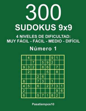 300 Sudokus 9x9 - N. 1 de Pasatiempos10