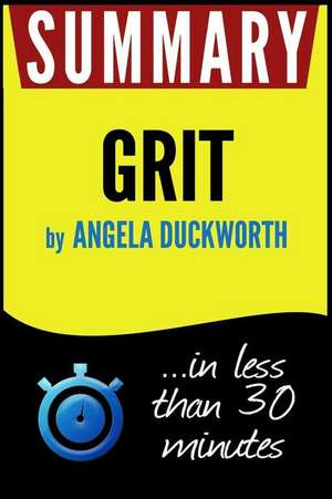 Summary of Grit de Book Summary