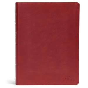 KJV Spurgeon Study Bible, Crimson Leathertouch de Alistair Begg