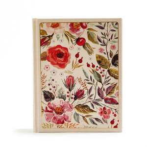 CSB Notetaking Bible, Floral Cloth-Over-Board de Csb Bibles By Holman