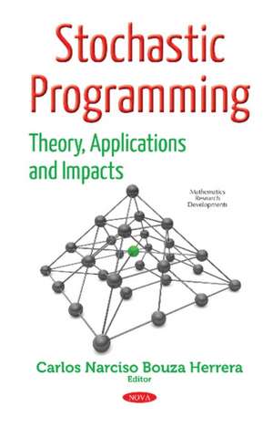 Stochastic Programming: Theory, Applications & Impacts de Carlos Narciso Bouza Herrera