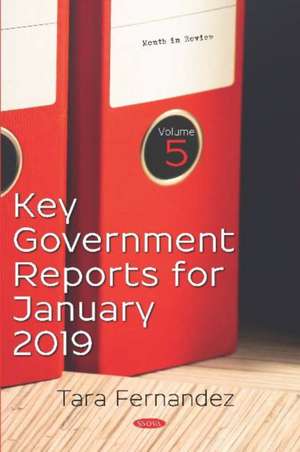 Key Government Reports for January 2019