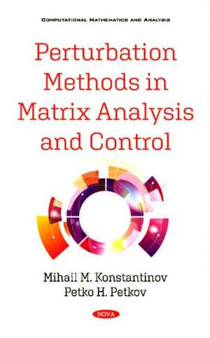 Perturbation Methods in Matrix Analysis and Control de Mihail M. Konstantinov