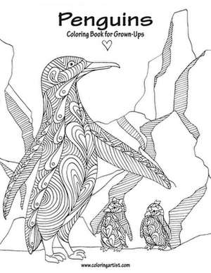 Penguins Coloring Book for Grown-Ups 1 de Nick Snels