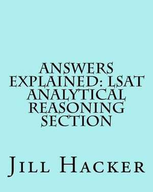 Answers Explained de Jill Hacker