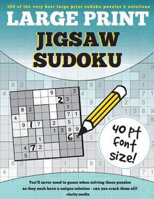 Large Print Jigsaw Sudoku de Clarity Media