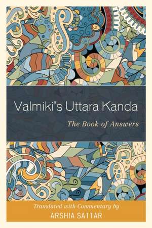 UTTARA KANDA THE BOOK OF ANSWEPB