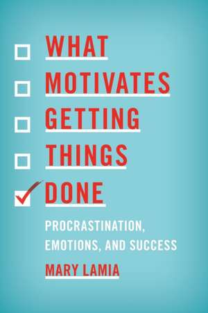 What Motivates Getting Things Done de Mary Lamia