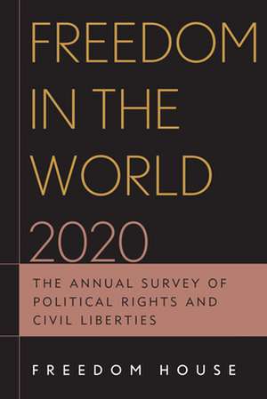 FREEDOM IN THE WORLD 2020 de Freedom House