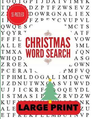 Christmas Word Search Large Print de Puzzle Pyramid