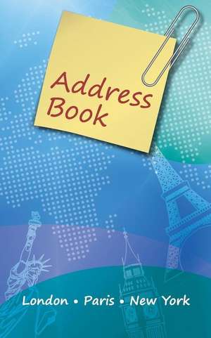 Address Book - London, Paris & New York Design by Gee Myster de Gee Myster