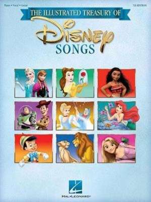 The Illustrated Treasury of Disney Songs de Hal Leonard Corp