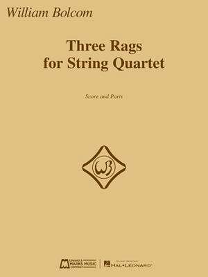 Three Rags for String Quartet de William Bolcom