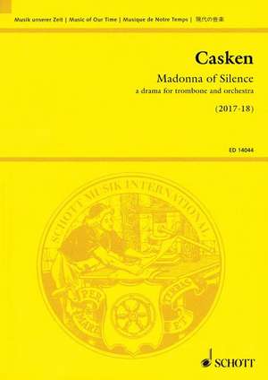 Madonna of Silence: A Drama for Trombone and Orchestra Study Score de John Casken