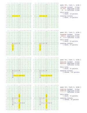 Fifty Scrabble Box Scores Games 951-1000 de MR Francis Gurtowski