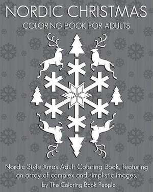 Nordic Christmas Coloring Book for Adults de The Coloring Book People