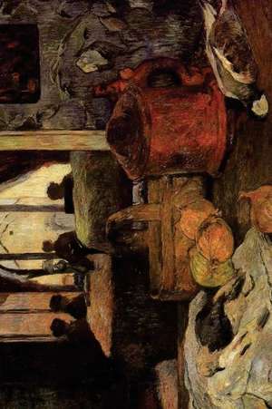 "Still Life of Onions and Pigeons and Room Interior Copenhagen" by Paul Gauguin de Ted E. Bear Press