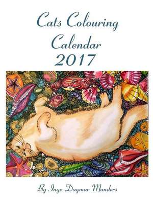 Cat Coloring Calendar 2017 de Inge Dagmar Manders