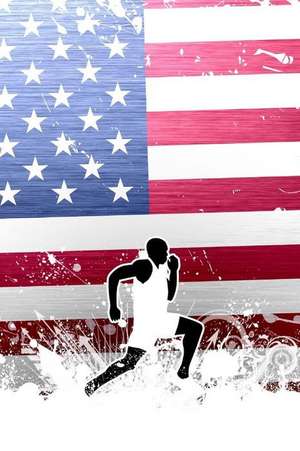 The Running Journal with American Flag de Cool Image