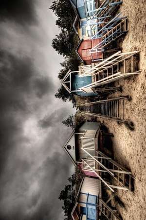 Beach Huts on North Norfolk Coast in England Journal de Cool Image