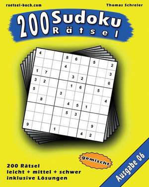 200 Gemischte Zahlen-Sudoku 06 de Thomas Schreier