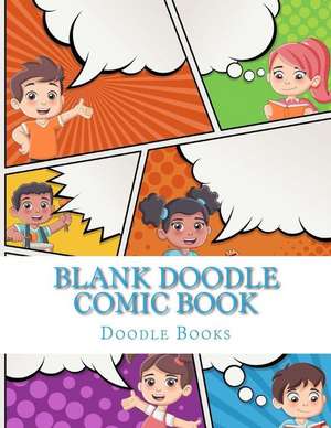 Blank Doodle Comic Book de Books, Doodle