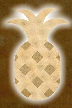 A Cool Geometric Pineapple Drawing de Unique Journal