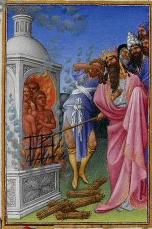 "The Three Hebrews Cast Into the Fiery Furnace" by the Limbourg Brothers de Ted E. Bear Press