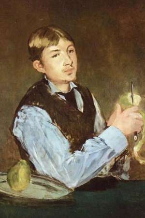 "A Young Man Peeling a Pear Portrait of Leon Leenhoff" by Edouard Manet - 1868 de Ted E. Bear Press