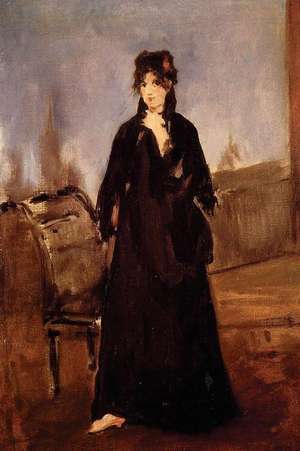 "Young Woman with a Pink Shoe Portrait of Berthe Morisot" by Edouard Manet - 186 de Ted E. Bear Press