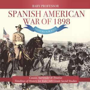 Spanish American War of 1898 - History for Kids - Causes, Surrender & Treaties | Timelines of History for Kids | 6th Grade Social Studies de Baby