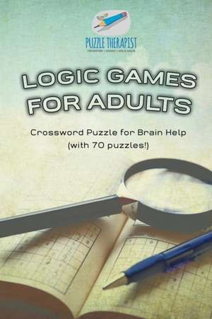 Logic Games for Adults | Crossword Puzzle for Brain Help (with 70 puzzles!) de Puzzle Therapist