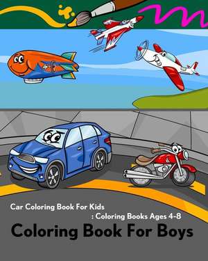 Coloring Book for Boys de Amanda Solano