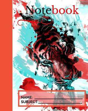 Note Book 100 Sheets - Tiger Theme de Cole, Elizabeth S. R. M.