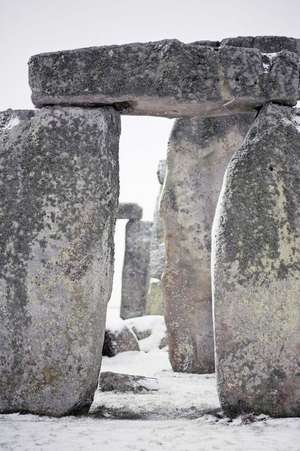 Stonehenge in the Snow England Journal de Cs Creations