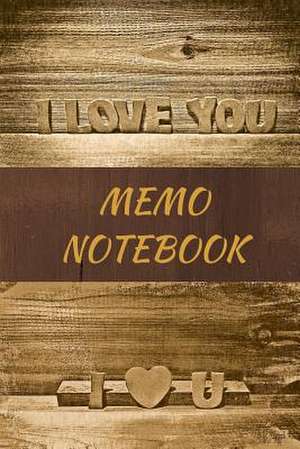 I Love You Memo Notebook de Parker, Pie