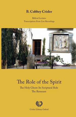 The Role of the Spirit de Crisler, B. Cobbey