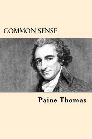 Common Sense de Paine Thomas