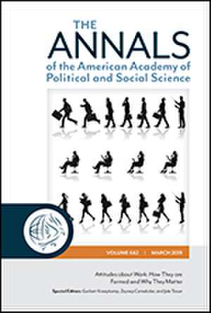 The ANNALS of the American Academy of Political and Social Science: Attitudes about Work: How They are Formed and Why They Matter de Gerbert Kraaykamp