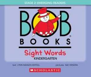 Bob Books - Sight Words Kindergarten Hardcover Bind-Up Phonics, Ages 4 and Up, Kindergarten (Stage 2: Emerging Reader) de Lynn Maslen Kertell