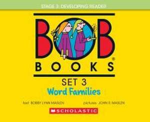 Bob Books - Word Families Hardcover Bind-Up Phonics, Ages 4 and Up, Kindergarten, First Grade (Stage 3: Developing Reader) de Bobby Lynn Maslen