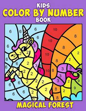 Kids Color by Number Book de Bruzin, Janet