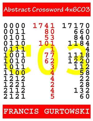 Abstract Crossword 4x6c03 de MR Francis Gurtowski