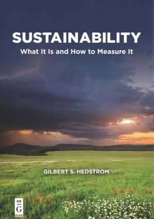 Sustainability de Gilbert S. Hedstrom