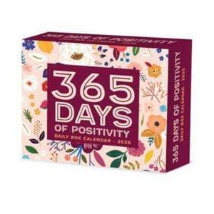 365 Days of Positivity 2025 6.2 X 5.4 Box Calendar de Willow Creek Press