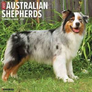 Just Australian Shepherds 2025 12 X 12 Wall Calendar de Willow Creek Press