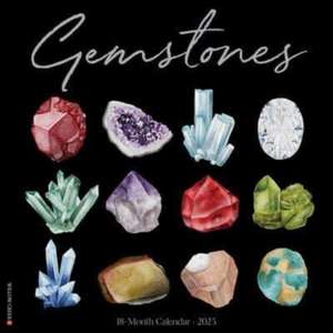 Gemstones 2025 12 X 12 Wall Calendar de Willow Creek Press