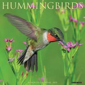 Hummingbirds 2025 12 X 12 Wall Calendar de Willow Creek Press