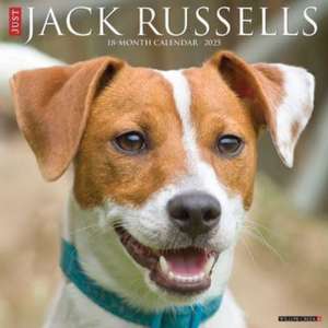 Just Jack Russells 2025 12 X 12 Wall Calendar de Willow Creek Press